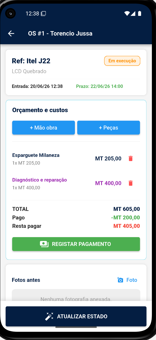 Gestão de OS